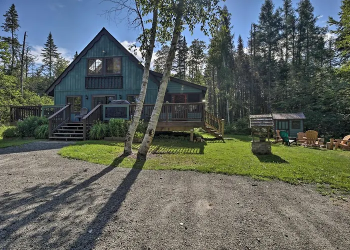 Lake Placid Chalet Deck And Forest Views!